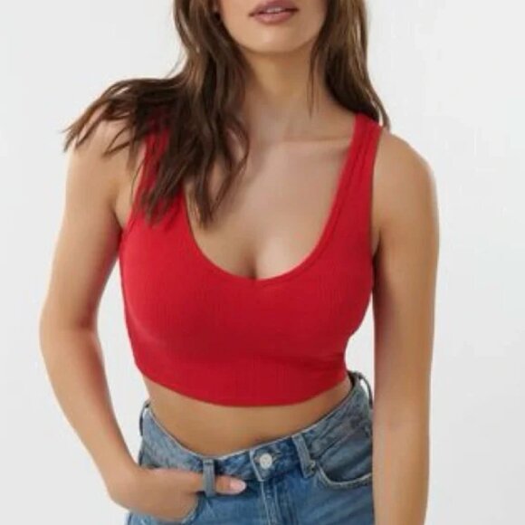 Garage Red Veronika Tank Top